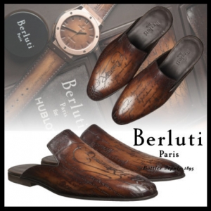 注目度抜群！Berlutiベルルッティ 靴 ”個性が光る” Cyrus Oman レザーサンダル